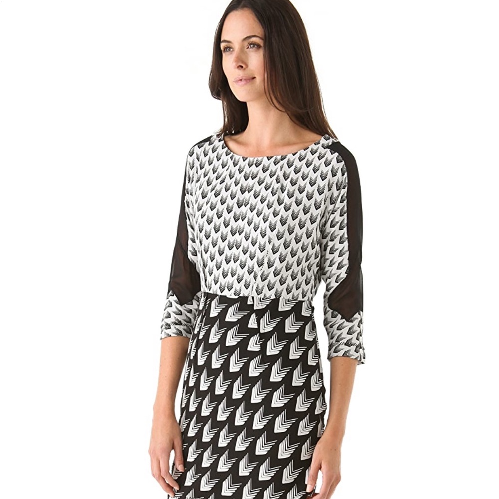 Rag & Bone Gayatri Arrow Print Dress xs